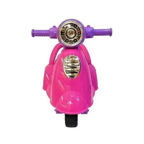RICCO Musical Scooter Kids Foot to Floor Push Along Ride On Toy Age 1-3Y Pink Ricco