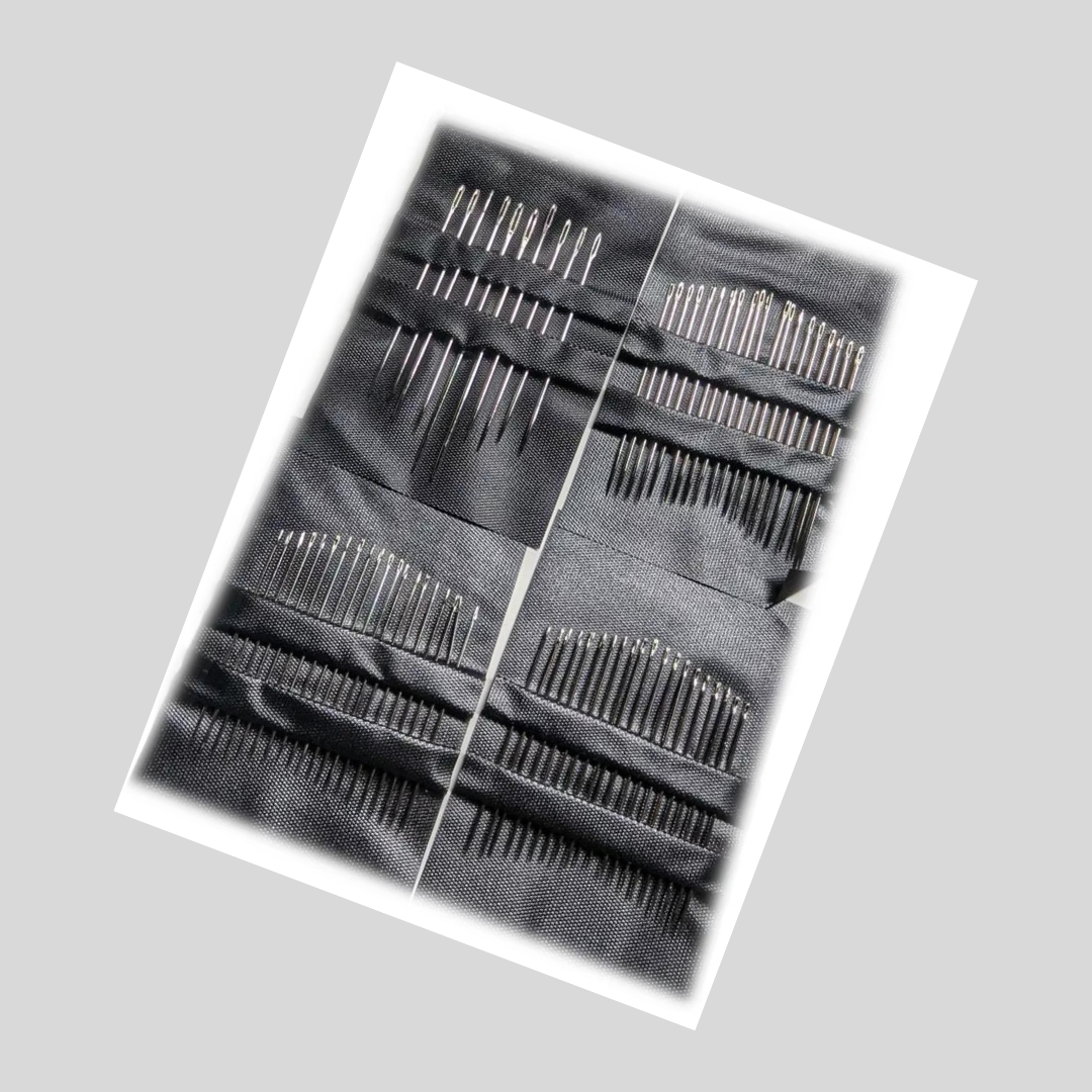 Sewing Needles Assorted Sizes Hand Easy Thread Small and Large Eye 70 Pack