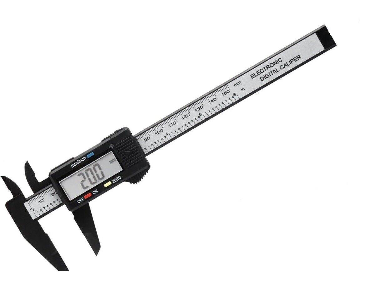 Digital Vernier Caliper Steel Sliding Measuring Gauge Height Ruler Tool 6''/15cm