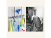 Wall Mount Mop and Broom Holder Heavy Duty Tool Organizer for Home Garden Garage