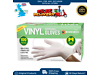 Disposable Gloves Powder Latex Vinyl Free Medical Work Tattoo 100Pieces