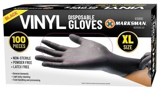 Disposable Gloves Powder Latex Vinyl Free Medical Work Tattoo 100Pieces