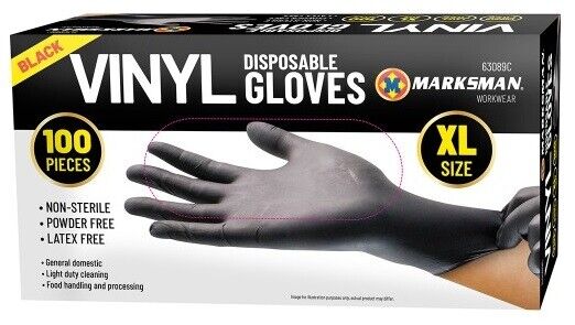 Disposable Gloves Powder Latex Vinyl Free Medical Work Tattoo 100Pieces