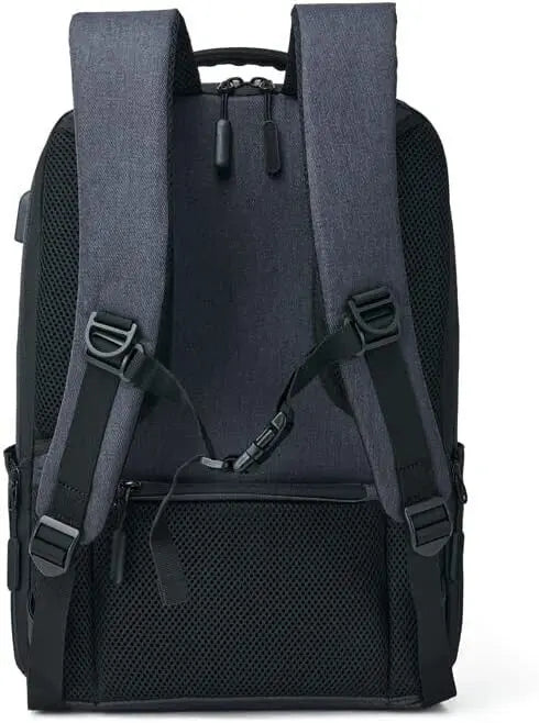 Grey Large Capacity Backpack with Laptop Compartment Fit 15.6 Laptop Bag Unbranded