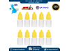 Plastic Dropper Bottles 5ml Empty Squeezable Dropper Bottle with Cap Yellow 50pc