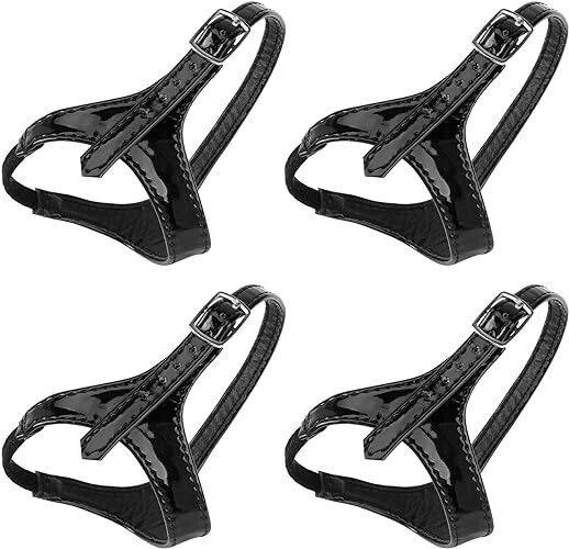 2 Pairs Women's Black Replacement Ankle Shoelace High Heel Shoe Straps High Heel