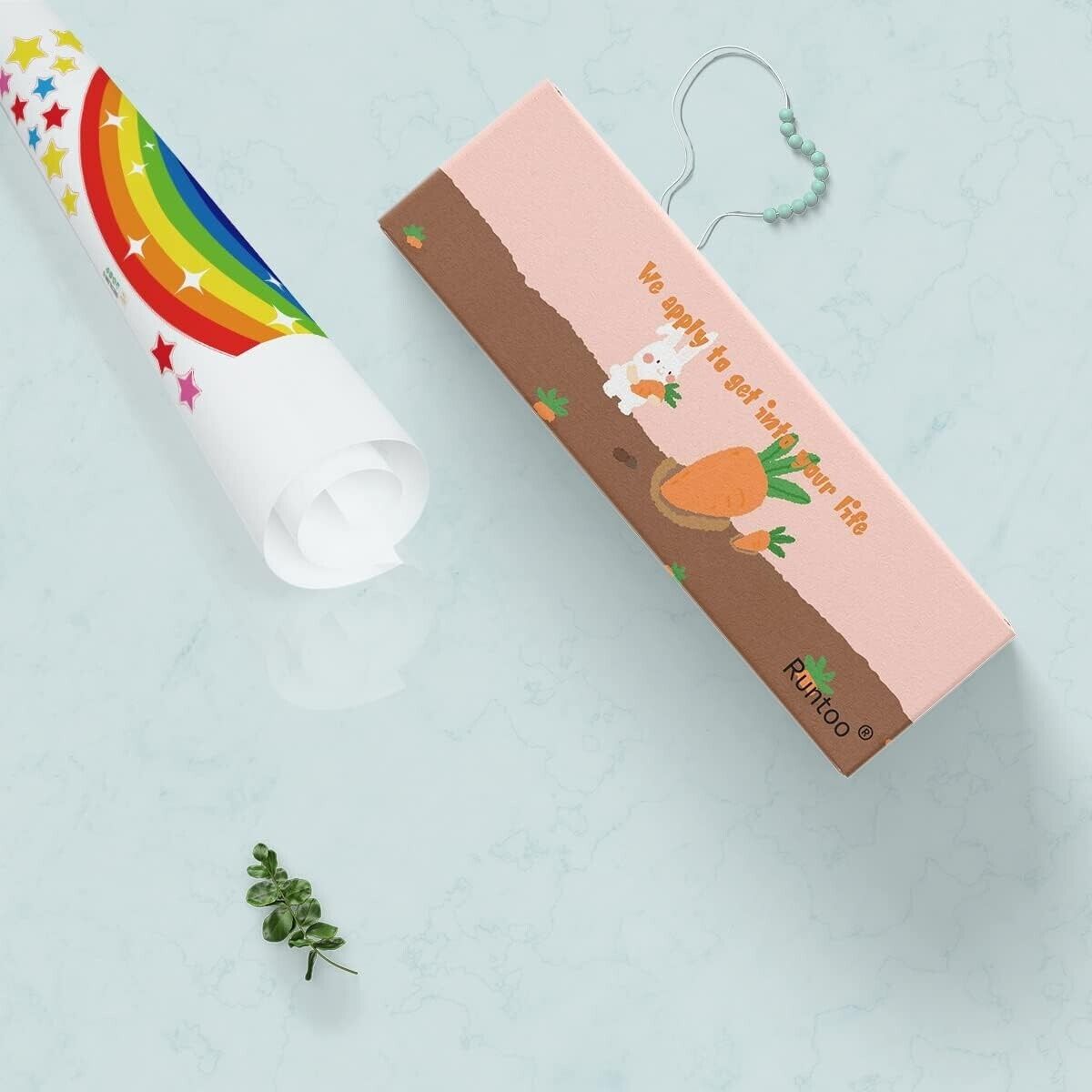 Wall Rainbow Sticker Stickers Bedroom Kids Decal Nursery Art for Girls Bedroom