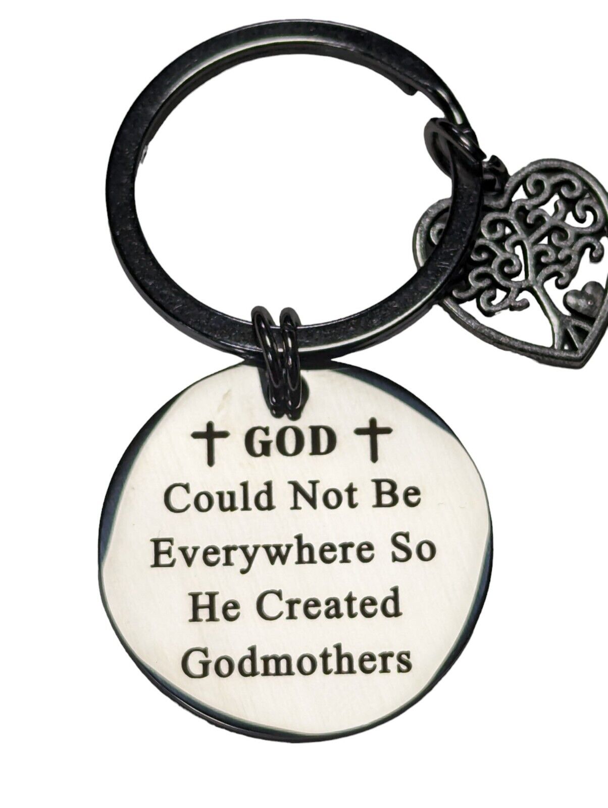 Godmother Keyring Gift Baptism Gifts from Godson Goddaughter Christian Gifts
