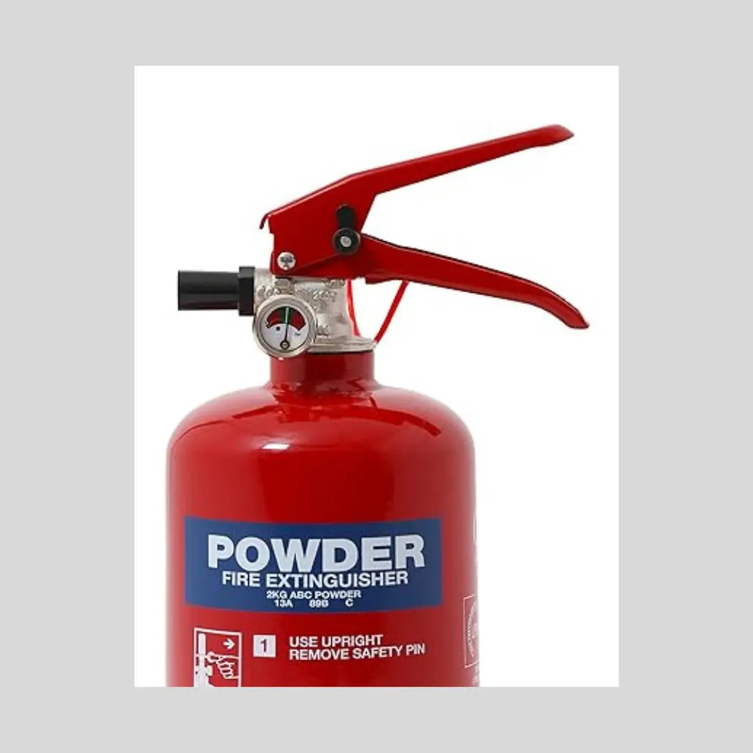 Dry Powder 2Kg Fire Extinguisher With Steel Wall Bracket HOME CAR VAN TAXI BUS Deal For Any Occasion