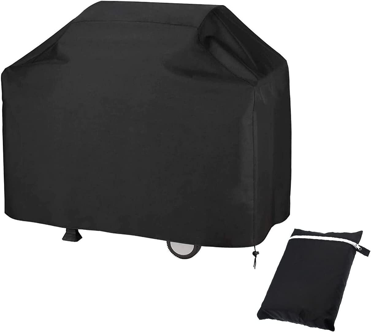 BBQ Waterproof Gas Grill Adjustable Cover Oxford Material Black (XL:672046in)