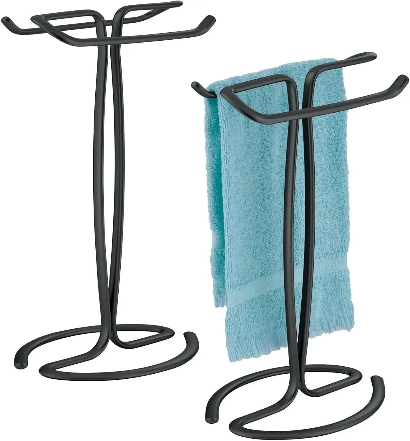 Standing 2 Sided Small Towel Racks Stand Hand Towel Face Cloth Holder Deal For Any Occasion