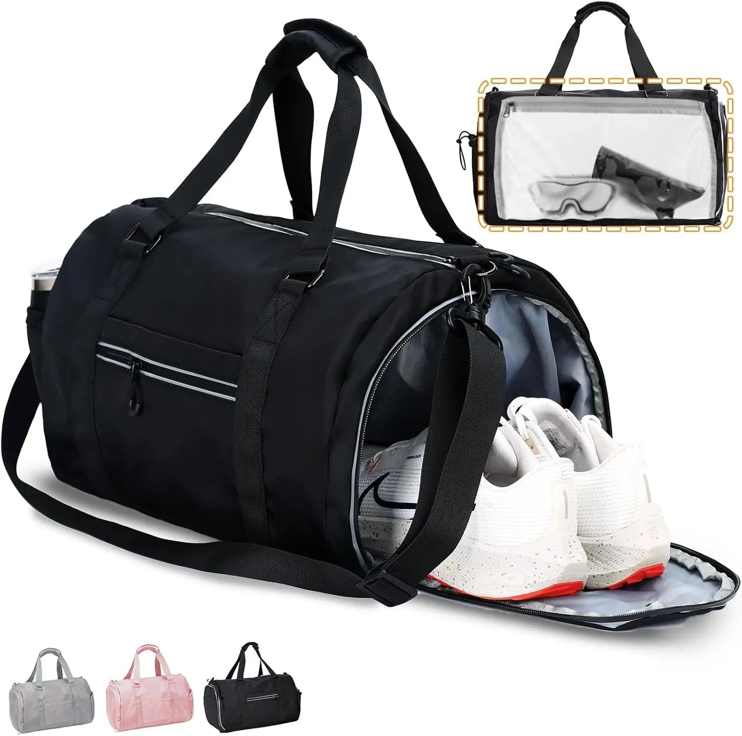 Sports Bag with Shoe Compartment for Gym and Sports Accessories n/a