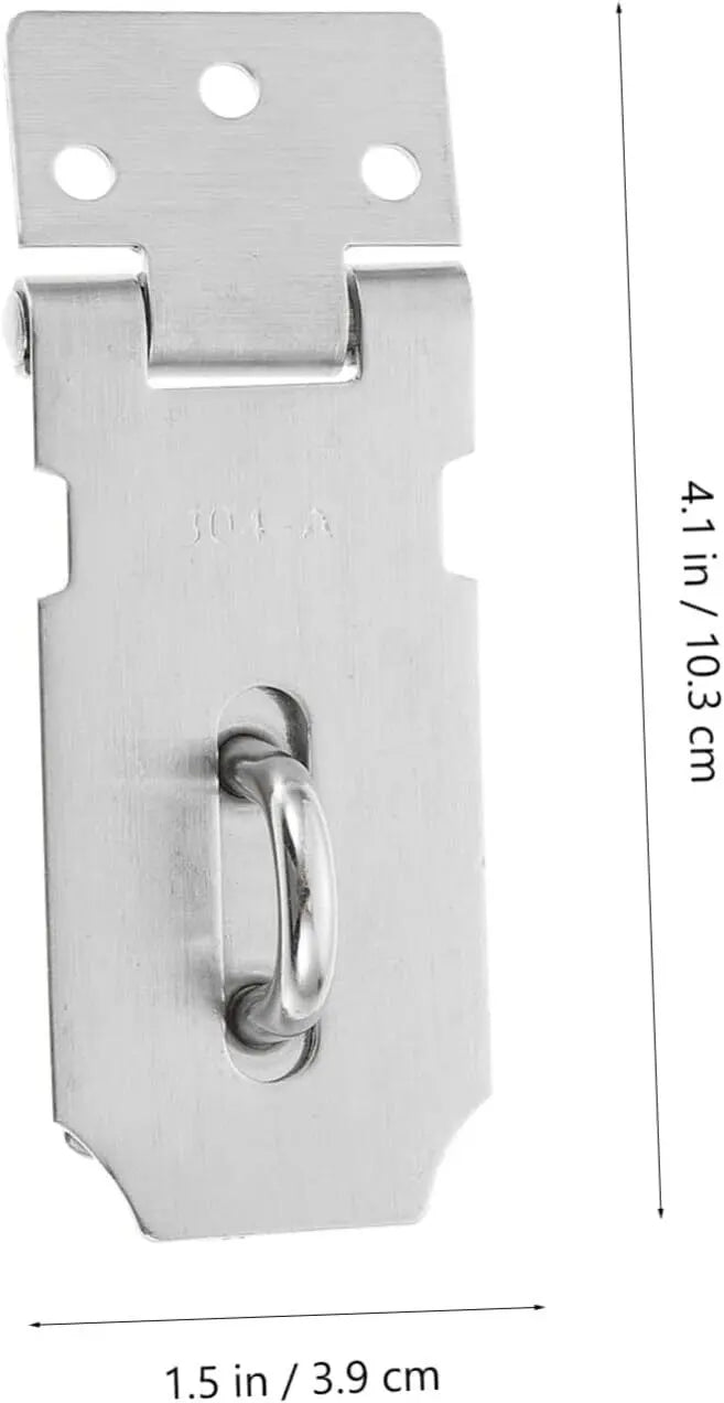 Door Padlock Hasp Buckle Burglar Clasp Lock Gate Bolt Shed Latch Unbranded