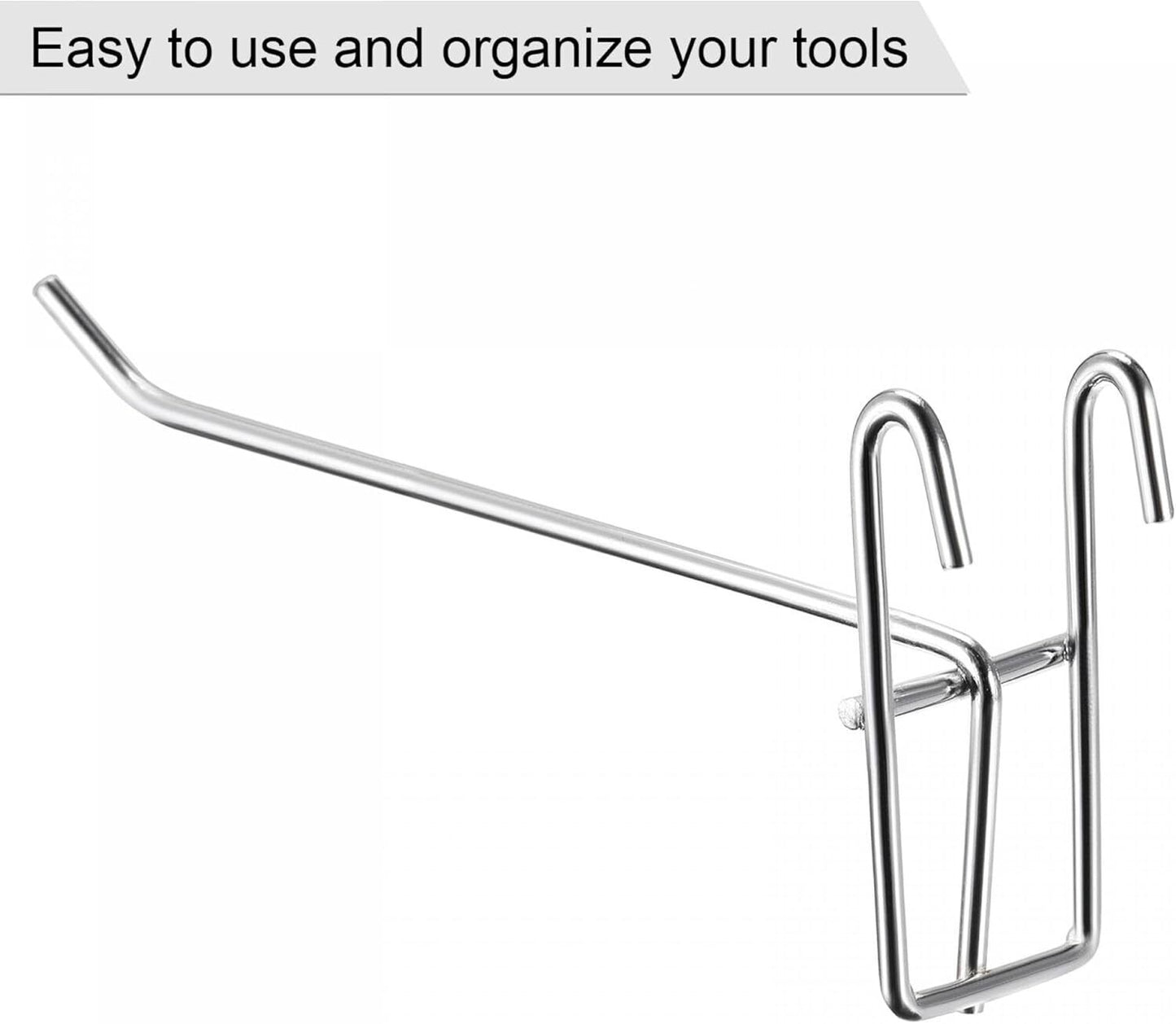 4x Wall Hooks Display Hooks for Grid Wall for Home Kitchen Garage Wall Organizer