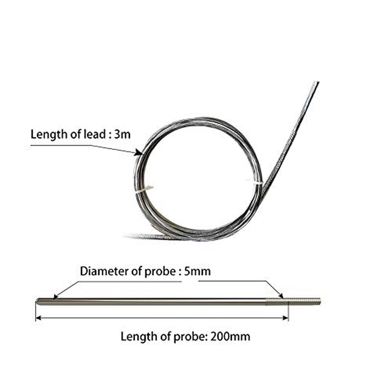 RS485 PT-100 Thermocouple Temperature Probe Platinum Resistor Sensor -200 to 400