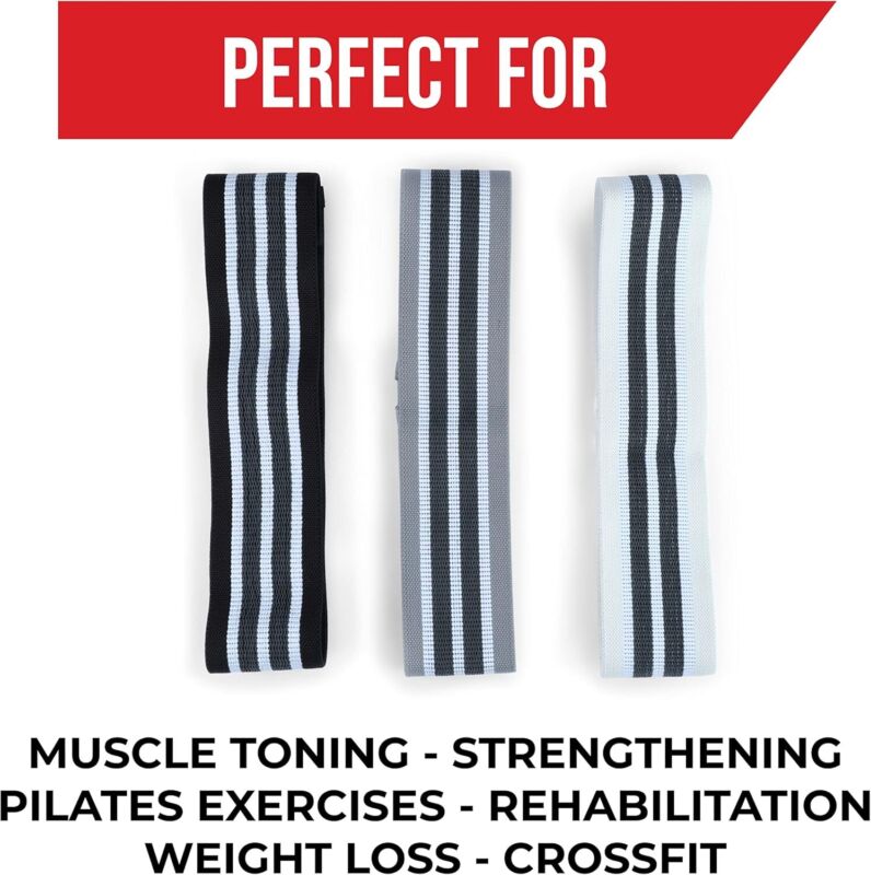 Resistance Bands Pull Up Heavy Duty Set Exercise Tube Home Gym Fitness 3Pack