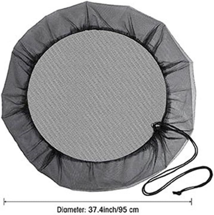 Rain Barrel Net Mesh Cover Water Collection Bucket Mosquitos Debris 95 Cm