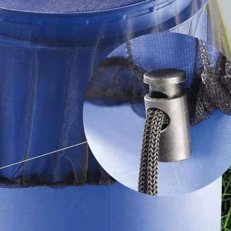 Rain Barrel Net Mesh Cover Water Collection Bucket Mosquitos Debris 95 Cm