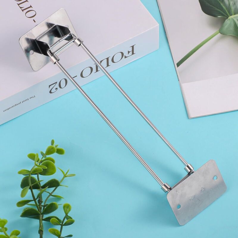 Shower Corner Storage Bar Bathroom Stick on Shelves Stainless Steel Campervan