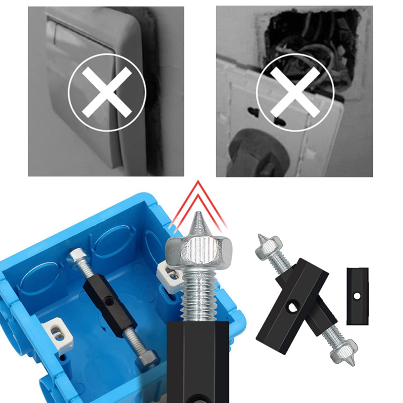 Cassette Screws Support Rod Kit Repair 86 Type Junction Box Tools Repair Set