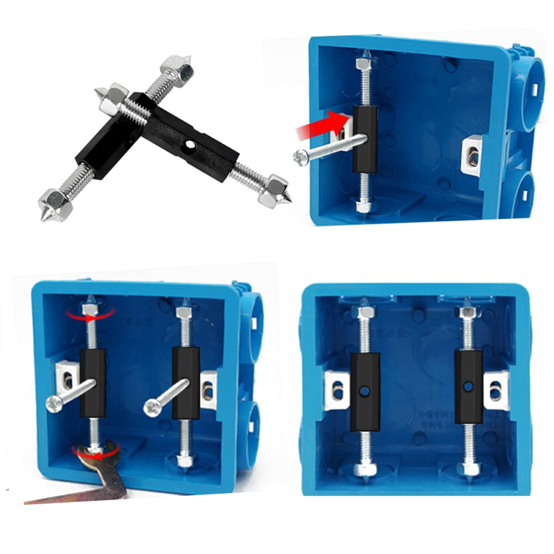 Cassette Screws Support Rod Kit Repair 86 Type Junction Box Tools Repair Set