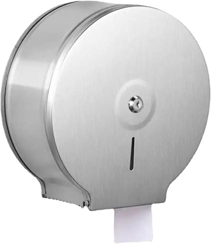 Jumbo Toilet Towel Paper Dispenser 9'' Roll 2.5 Core Stainless Steel Wall Mount Unbranded