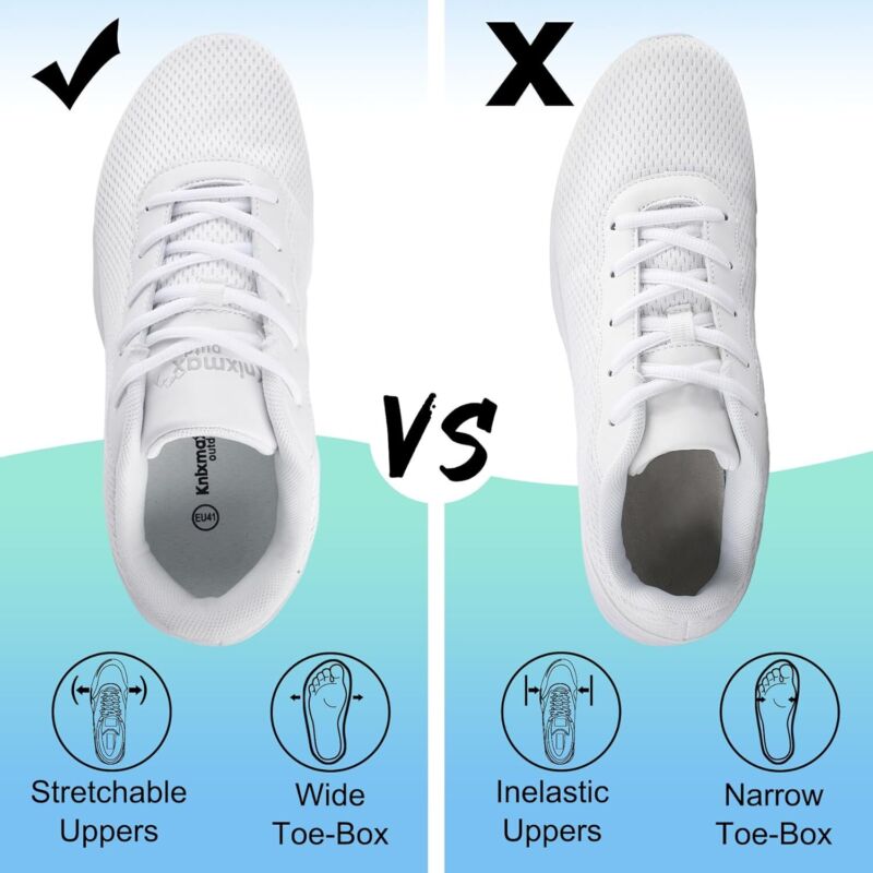 Trainers Lightweight Running Walking Shoes Breathable Sneakers Men UK9 EU43
