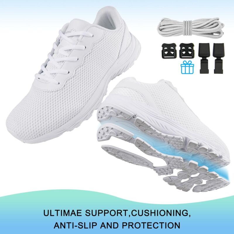 Trainers Lightweight Running Walking Shoes Breathable Sneakers Men UK9 EU43