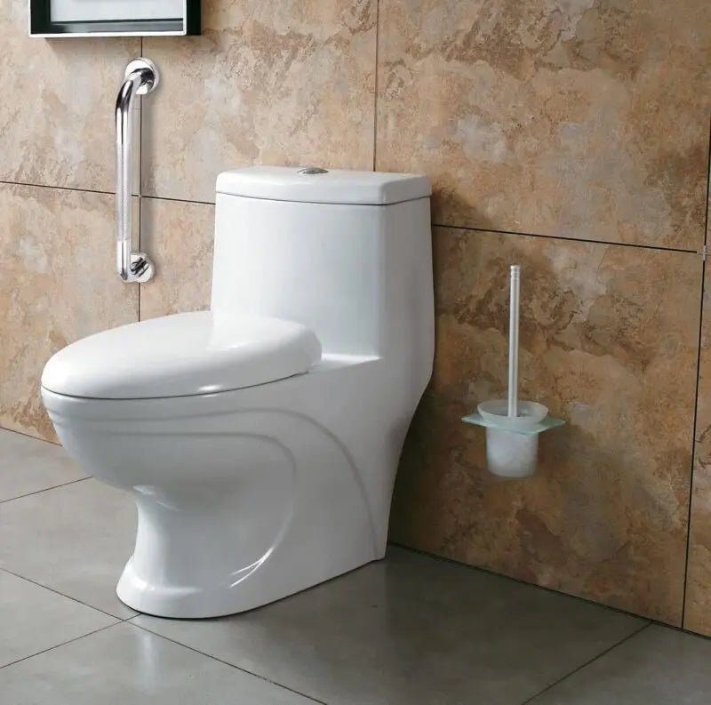 Bath Grab Bar Anti-Slip Grip Safety Handle Toilet Bathroom Handrail 12inch/300mm Does not apply