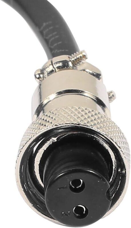 GX12 2 Pin Male - Female Head Aviation Socket Connector Electrical Cable 2M