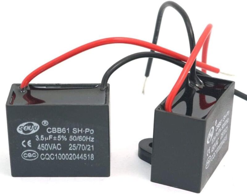 CBB61 3.5uF 450V AC 50/60Hz Air Conditioner Fan Motor Pump Run Start 3Pack