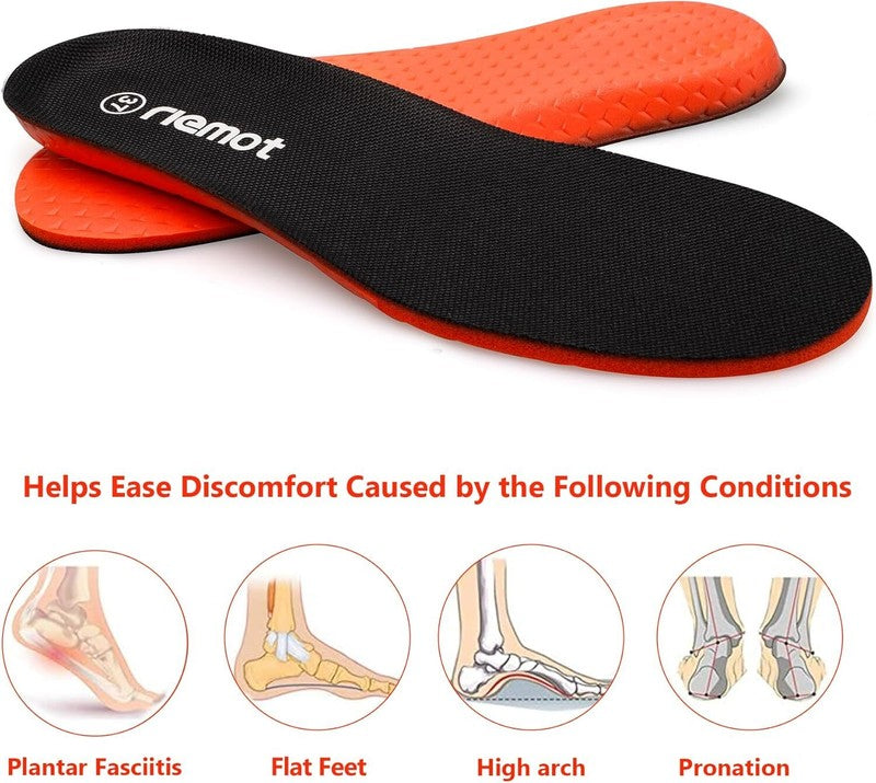 Memory Foam Insoles Men Women Replacement Shoe Inserts Trainers Sneakers UK3