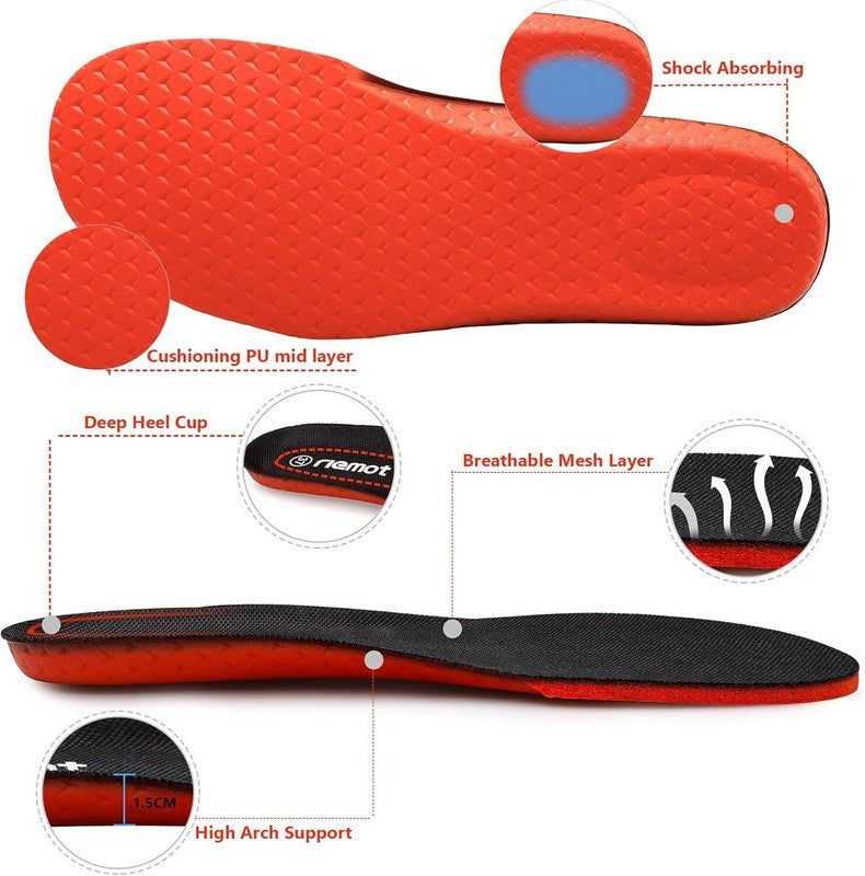 Memory Foam Insoles Men Women Replacement Shoe Inserts Trainers Sneakers UK3