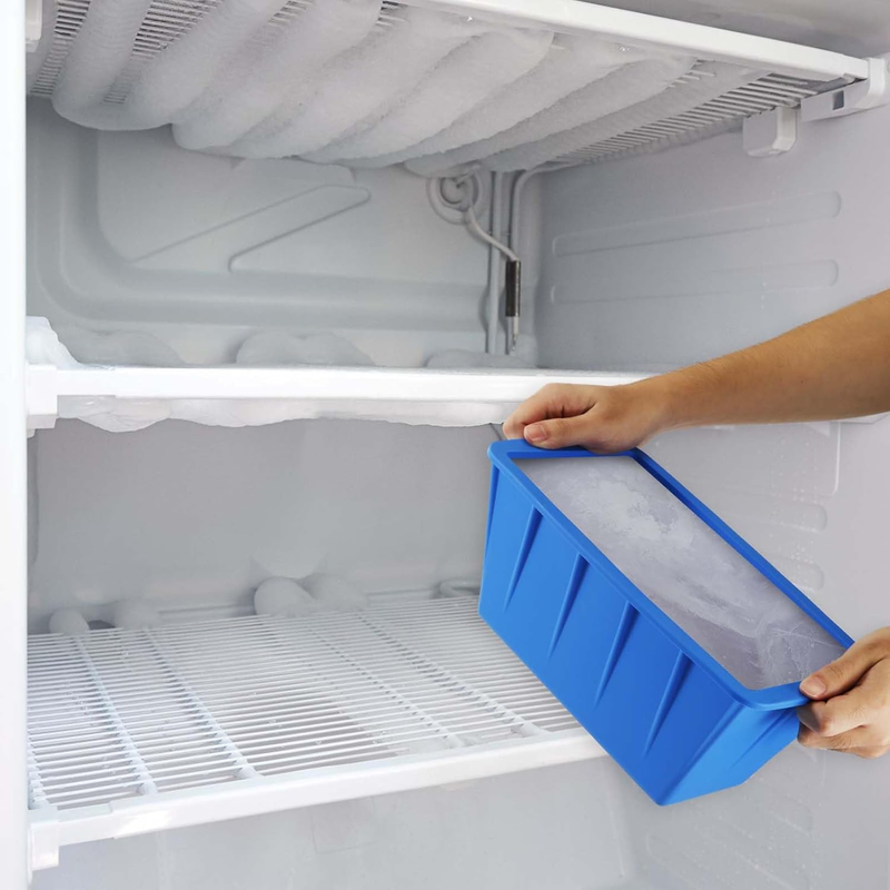 Extra Large Ice Block Dishwasher Safe Silicone Ice Bath Maker Chiller 7lbs 3.2KG