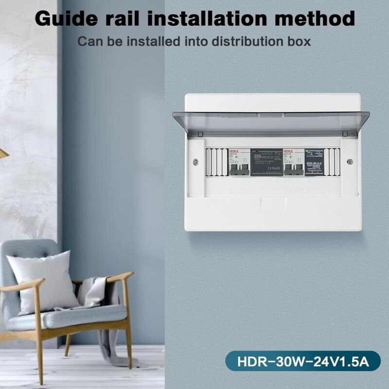 Transformer Din Rail Switching Power Supply HDR-30W-24V 1.5A