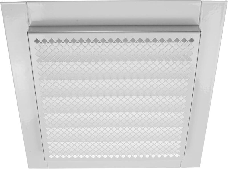 Air Vent Cover Ventilation Metal Square Grille Wall 8 X 8 Inch / 200 X 200 Mm