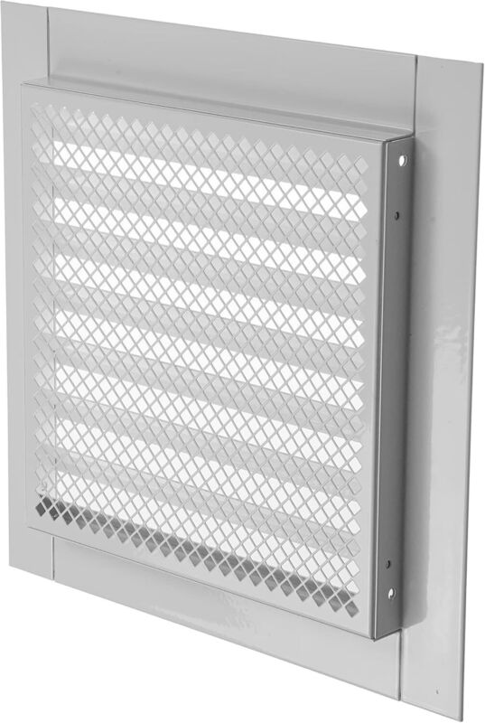 Air Vent Cover Ventilation Metal Square Grille Wall 8 X 8 Inch / 200 X 200 Mm