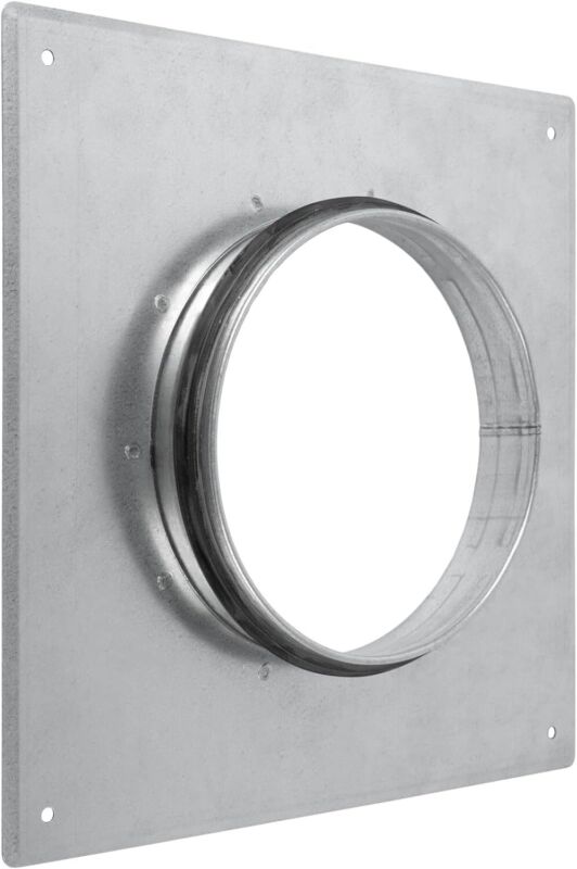Duct Connector Flange Ducting Steel Pipe Heating Cooling Air Ventilation  150Mm