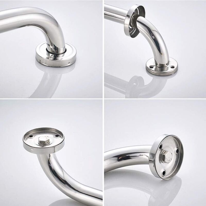 Bath Grab Bar Anti-Slip Grip Safety Handle Toilet Bathroom Handrail 20 ''/500MM