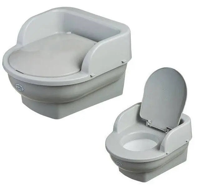 Baby Kids Plastic Potty Pot Toilet Seat Trainer Training Seat Throne Grey DealForAnyOccasion