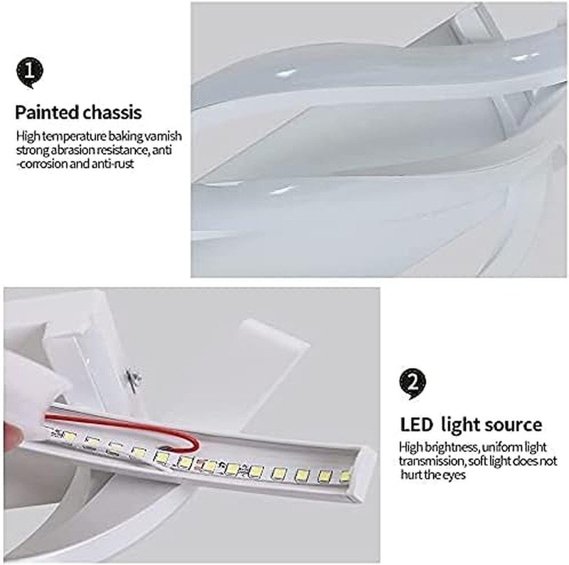 Modern LED Wall Light Indoor 22W Elegant Spiral Lamp Warm White 3000K