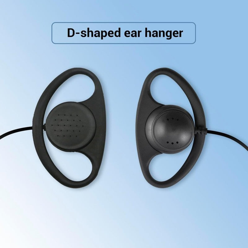 D-Shape Walkie Talkie Earpiece Mic Headset for Kenwood Baofeng UV-5R 777 888S