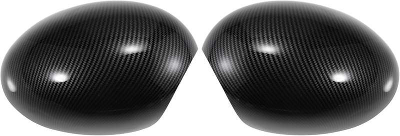 Carbon Fiber Mirror Cover Cap L/R fits Mini Cooper R55 R56 R57 R58 Manual Fold