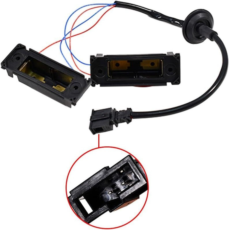 Rear License Plate Light Housing 7H0827740 fits VW T5 20042015 Double Doors
