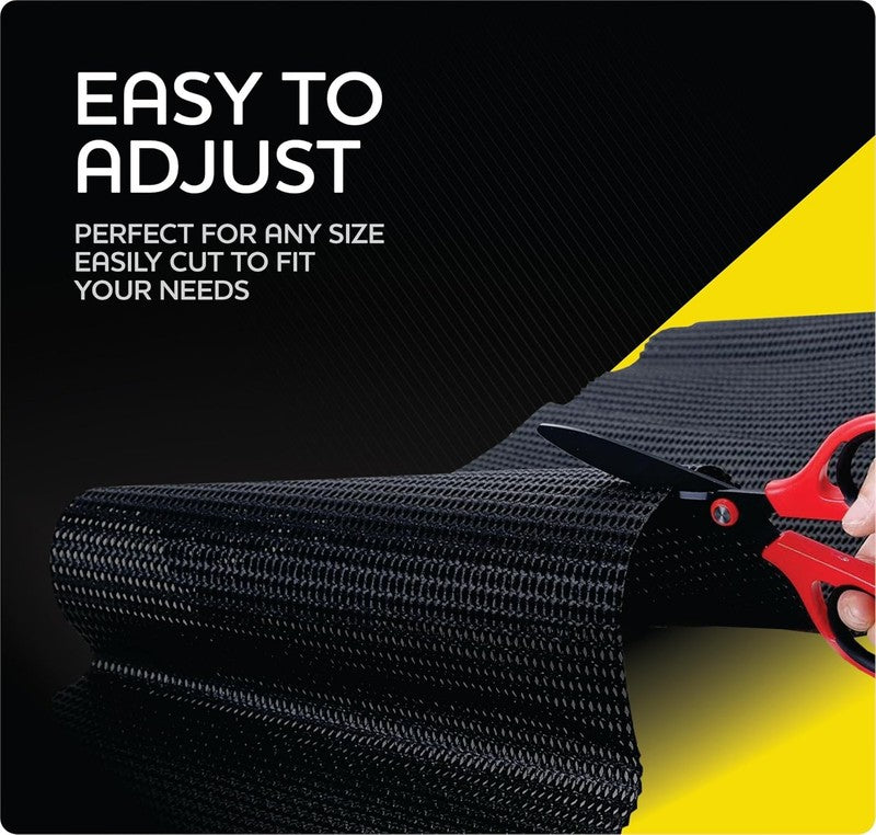 5mx30cm Black Non-Slip Shelf Liner Waterproof Cabinet & Drawer Camping Mat PVC