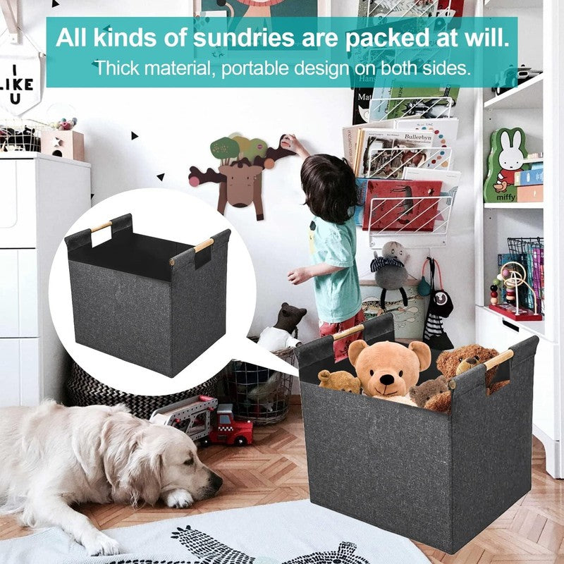 Carrier Bag Wood Holder Felt Storage Basket Fireplace Log Tote Outdoor Carrying