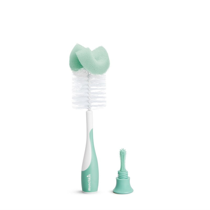 Munchkin Baby Newborn Bottle Valve and Teat Brush Cleaning
