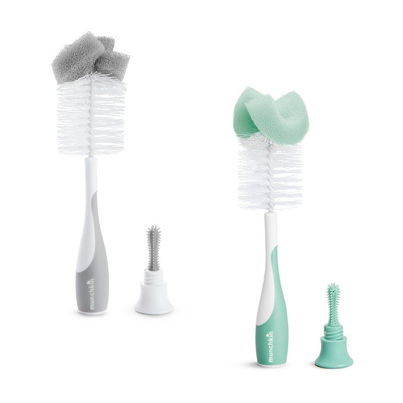 Munchkin Baby Newborn Bottle Valve and Teat Brush Cleaning