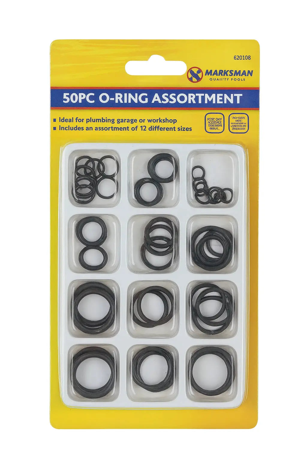 O Rings Rubber Seal Set 50pcs Plumbing Hydraulic Air Tap Washer Repair Kit Marksman