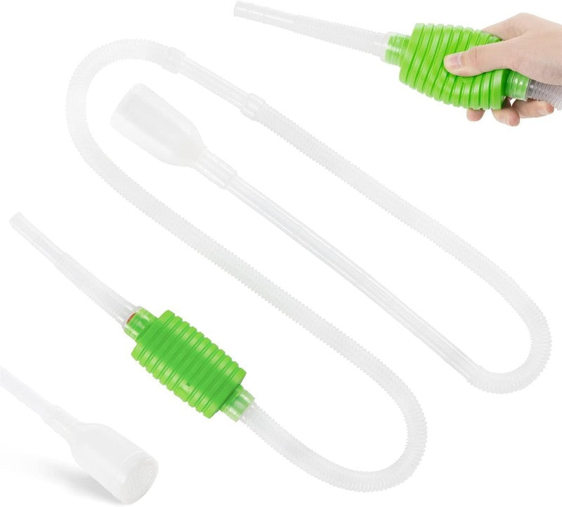 Aquarium Syphon Cleaner Vacuum Pump 3-in-1 Water Changer Gravel Washer Kit